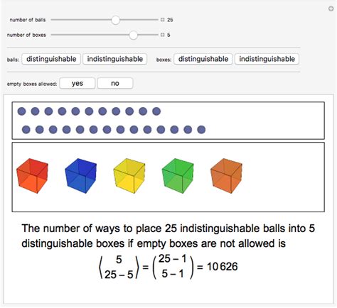 number of ways to distribute balls in boxes|how to divide balls into boxes.